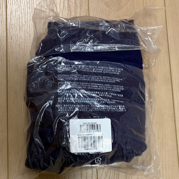 GAP Maternity Ribbed Button Front Polo Shirt, Twilight Navy, sz S - Picture 5 of 11